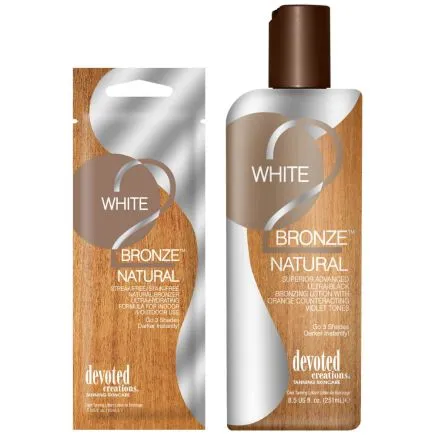 White 2 Bronze Natural Bronzing Lotion Sachet