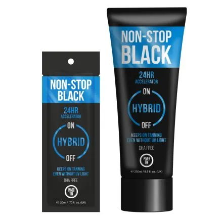 Power Tan Non-Stop Black Hybrid Tan Accelerator 20ml